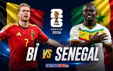Tỷ lệ thắng Bỉ vs Senegal: Dễ có hiệp phụ - World Cup 2026