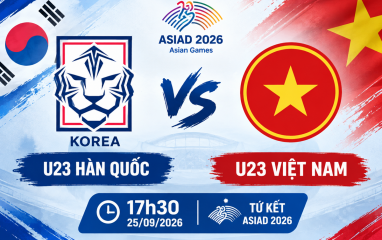 Nhận định U23 Hàn Quốc vs U23 Việt Nam: Chờ 'địa chấn