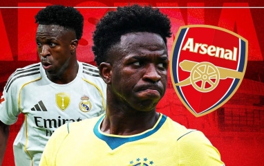 Vinicius đến Arsenal? Phản ứng của Arteta khiến mạng xã hội bùng nổ