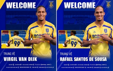 CHÍNH THỨC: Tân binh V.League chiêu mộ 'van Dijk Brazil'
