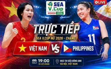 Trực tiếp bóng chuyền nữ Việt Nam vs Philippines: ĐT Việt Nam ra quân
