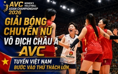 Xem trực tiếp bóng chuyền nữ vô địch châu Á 2026 ở đâu?