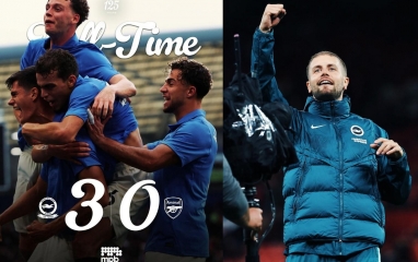 Fabian Hurzeler ra luật thép, Brighton khiến Arsenal phải choáng váng