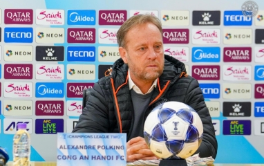HLV Polking chia sẻ khi CAHN có nguy cơ bị xử thua 0-3