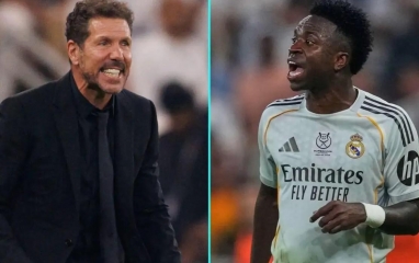 Vinicius đáp trả Simeone bằng màn 'cà khịa' đắt giá