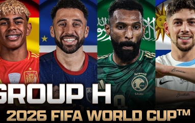 Bảng H World Cup 2026: Tây Ban Nha khởi hành cuộc chinh phạt