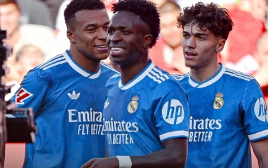 Vinicius tỏa sáng, Real Madrid đánh bại Sevilla ngay tại thánh địa Nervion
