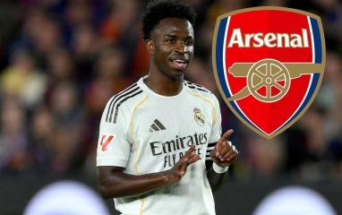 Real chốt giá bán Vinicius cho Arsenal