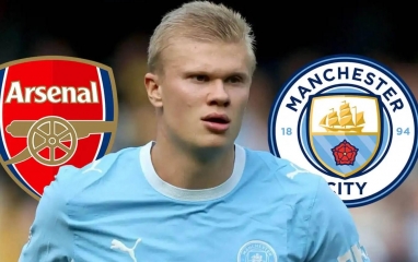Phản ứng của Haaland giữa biến cố Man City, Arsenal tính chơi tất tay