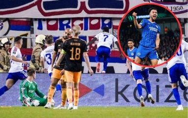 Cúp C3 mở màn điên rồ: Ajax ngã ngựa, Brighton gây sốt châu Âu