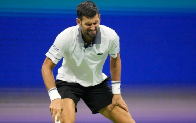 Novak Djokovic bật khóc sau khi bị loại sốc ngay vòng 1 US Open 2026