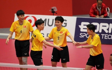 Cầu mây Việt Nam toàn thắng vòng bảng, tiến gần thêm huy chương ASIAD 2026