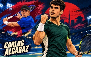 Alcaraz thoát hiểm nghẹt thở, hẹn đấu “cao thủ trái một tay” ở tứ kết Japan Open