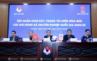 VFF tiếp tục quan tâm công tác trọng tài mùa giải 2025/2026