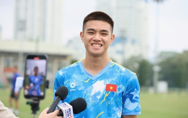 Hậu vệ U19 Việt Nam tuyên bố mục tiêu lớn, không ngại cạnh tranh