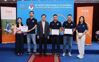 Bế mạc hội thảo FIFA nâng cao năng lực quản lý bóng đá