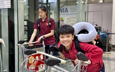 U17 Việt Nam về nước sau hành trình đáng nhớ ở giải châu Á