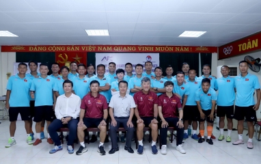 Bế mạc khóa học HLV bóng đá chứng chỉ ‘B’ AFC/VFF