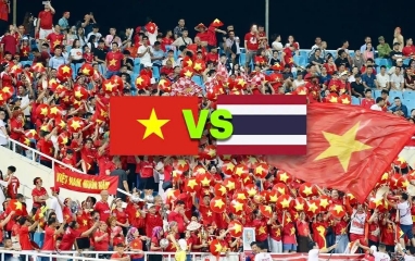 CĐV Việt Nam tạo áp lực lớn cho Thái Lan trước chung kết lượt đi