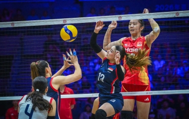 Bóng chuyền nữ Trung Quốc thị uy sức mạnh với chiến thắng 3-0