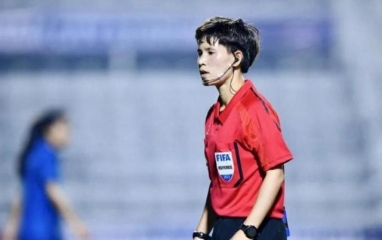 Nữ trọng tài FIFA Việt Nam lập dấu mốc chưa từng có tại ASIAD