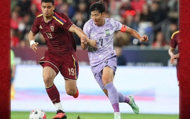 Son Heung min bất lực, Hàn Quốc hoà cay đắng trước Venezuela