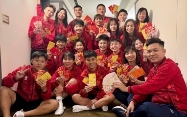 VFF quan tâm tới ĐT futsal nữ Việt Nam đón tết xa nhà