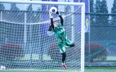 Thủ môn U17 Việt Nam tự tin trước trận tranh vé đi World Cup
