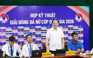 Họp kỹ thuật Giải bóng đá nữ Cúp Quốc gia 2026