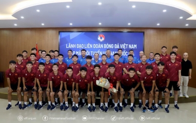 U19 Việt Nam nhận doping tinh thần trước giải Đông Nam Á
