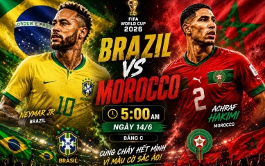 Đội hình mạnh nhất Brazil vs Morocco: Neymar đá ở vị trí nào?