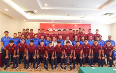 U20 Việt Nam nhận doping tinh thần trước Vòng loại U20 châu Á