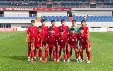 U16 Việt Nam thua đáng tiếc Trung Quốc ở giải quốc tế