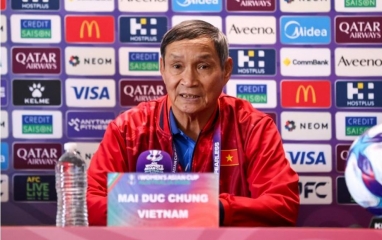 HLV Mai Đức Chung: 'ĐT Việt Nam phải tiếp tục chiến đấu'