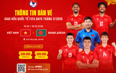Bất ngờ với giá vé xem ĐT Việt Nam đấu Bangladesh