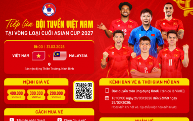 Vé xem ĐT Việt Nam đại chiến Malaysia đắt nhất 400.000 đồng