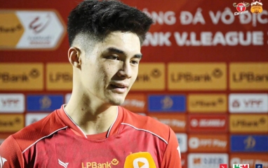 HAGL thắng 2-1 Nam Định, thủ môn Trung Kiên nói lời bất ngờ về cuộc đua trụ hạng