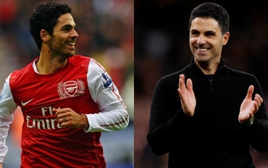 Mikel Arteta viết lại lịch sử Premier League sau chức vô địch cùng Arsenal