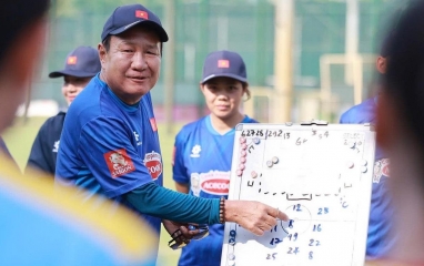 HLV Hoàng Văn Phúc: 'Tôi hài lòng về màn thể hiện của các nhân tố mới'