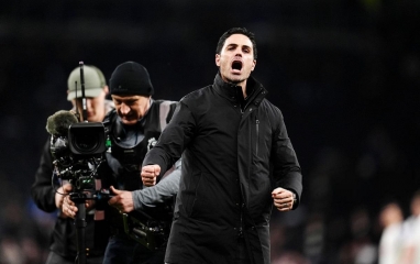 Mikel Arteta vượt mặt dàn HLV vĩ đại như Jose Mourinho, Arsene Wenger