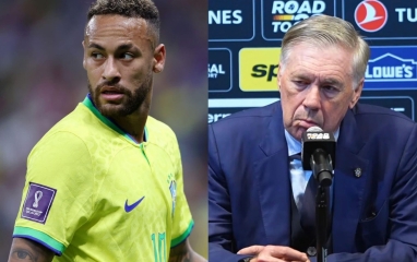 Sắp đá World Cup, HLV Ancelotti chốt xong người thay Neymar
