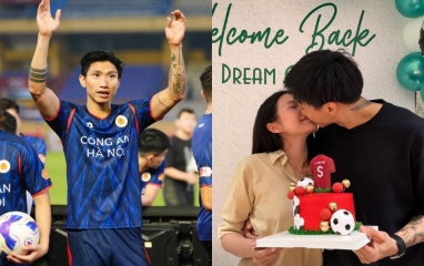 Văn Hậu nhận 'thưởng lớn' từ vợ Hải My sau màn tái xuất ĐT Việt Nam