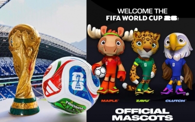CHÍNH THỨC: World Cup 2026 công bố bộ ba linh vật đầy sắc màu