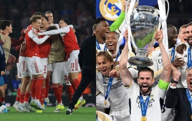Arsenal viết lại lịch sử của Real Madrid ở Champions League