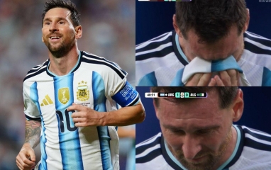 Messi bật khóc sau khi ghi bàn: 'Tôi đã trải qua những ngày...'