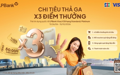 Thẻ tín dụng LPBank thiết lập chuẩn mực dịch vụ theo phân khúc, gia tăng giá trị trên từng giao dịch