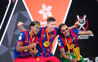 Tiền đạo số một Barcelona có thể cập bến đội bóng thành Madrid