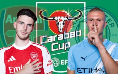 Siêu máy tính dự đoán bất ngờ trận Arsenal vs Man City ở chung kết Carabao