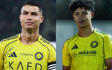 Con trai Ronaldo lập hat-trick, Al Nassr thắng kịch tính 7 bàn