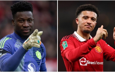 Sancho và Onana gây sốt